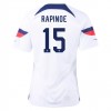 USA RAPINOE 15 Kvinde Hjemme VM 2022 - Fodboldtrøjer (S/S)